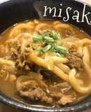 カレー粉で一から作る♫カレーうどん