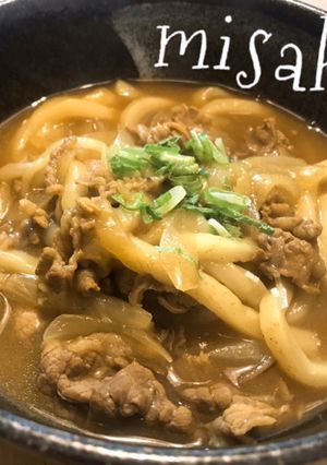 カレー粉で一から作る♫カレーうどん-レシピのメイン写真