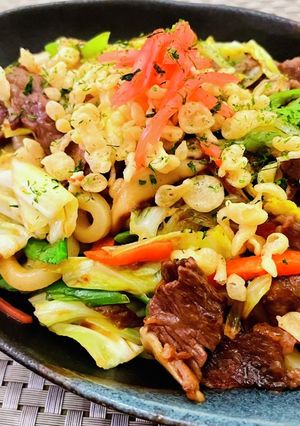 手軽にチャチャっと美味しい焼きうどん-レシピのメイン写真