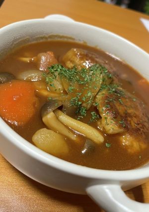 煮込みハンバーグ-レシピのメイン写真