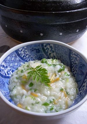 我が家の餅入り七草粥-レシピのメイン写真