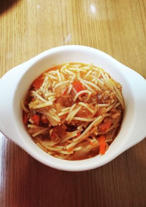 トマト野菜ツナパスタ　幼児食-レシピのメイン写真