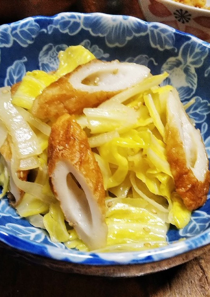 キャベツとちくわの炒めもの-レシピのメイン写真