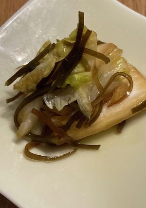 [防災・非常食]白菜と塩昆布のおかず-レシピのメイン写真