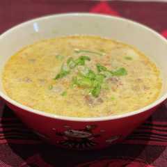 รูปของ オートミール豆乳スープ