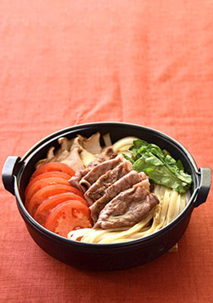 洋風すき焼きうどん-レシピのメイン写真