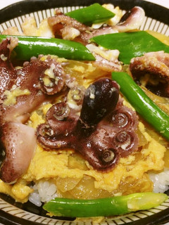 イイダコ入り玉子丼-レシピのメイン写真