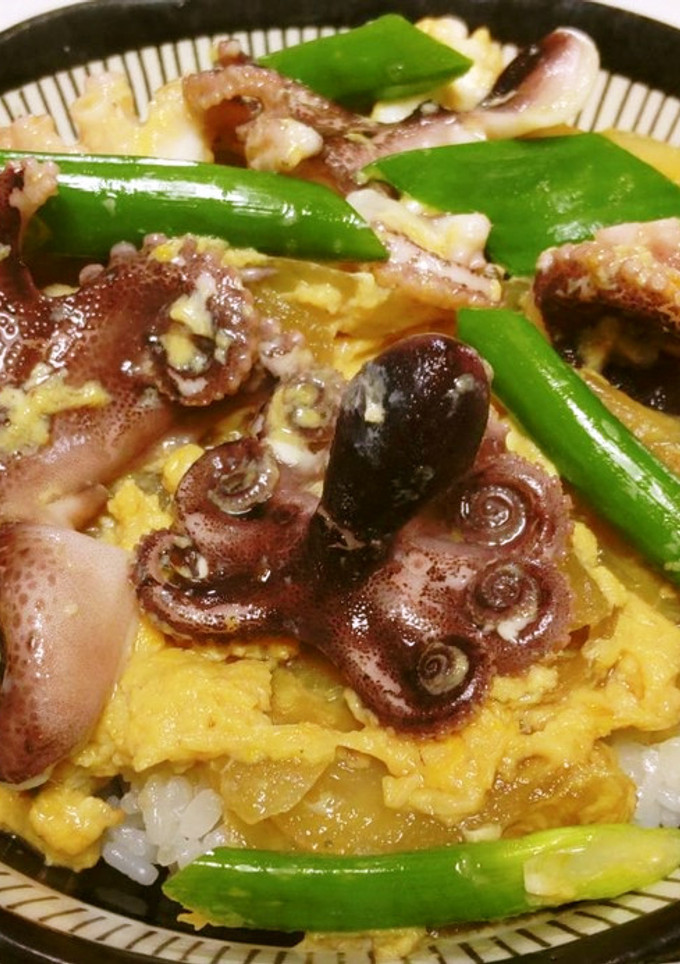 イイダコ入り玉子丼-レシピのメイン写真