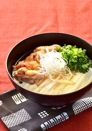 鶏肉と生姜うどん～葱三昧～-レシピのメイン写真