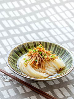 きんぴらぶっかけうどん-レシピのメイン写真