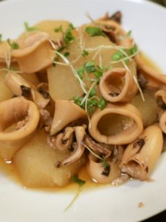 ヤリイカと大根の煮物-レシピのメイン写真