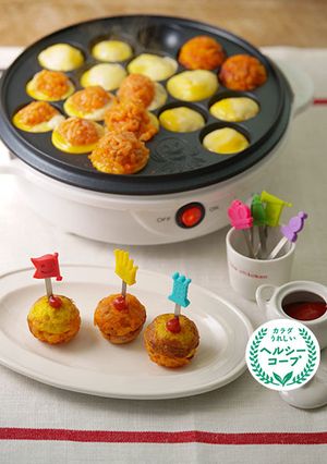 たこ焼き器でオムライスボール-レシピのメイン写真