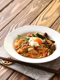 豚キムチあえうどん-レシピのメイン写真