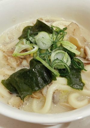節約☆きのこと白菜の豆乳うどん-レシピのメイン写真
