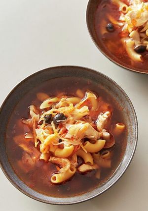 長ねぎとしょうが鶏肉の中華スープマメロニ-レシピのメイン写真