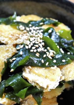♬楽チンレシピ♬『油揚げ』の酢味噌和え☆-レシピのメイン写真