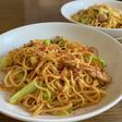 「KALDI 」劇旨調味料で麻辣焼そば