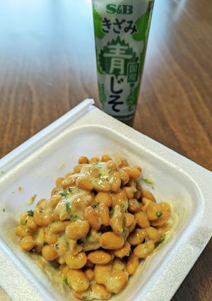 混ぜるだけ♪しそ海苔納豆-レシピのメイン写真