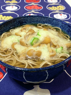 オクラ&なめこのフワとろ~★あったか蕎麦-レシピのメイン写真
