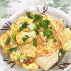 รูปของ 優しい味の卵あんかけ高野豆腐