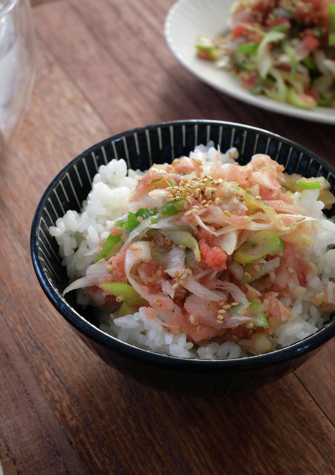 長ねぎとたらこの中華あえ-レシピのメイン写真