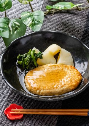 豆腐ハンバーグ【入院食㉗夕/主菜】-レシピのメイン写真