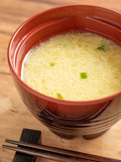かき玉汁【入院食⑫昼/温副菜】-レシピのメイン写真