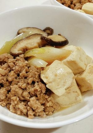 節約時短☆肉味噌豆腐-レシピのメイン写真
