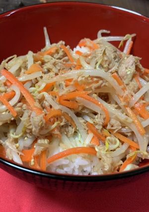 ツナナムル丼-レシピのメイン写真