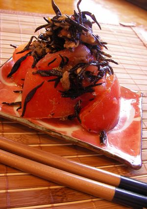 冷え冷え♪トマトとひじきのマリネ-レシピのメイン写真