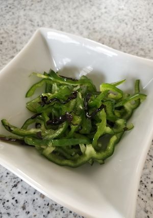 塩昆布ピーマン-レシピのメイン写真