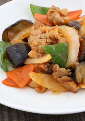 たっぷり野菜と豚肉のカレーケチャップ炒め-レシピのメイン写真