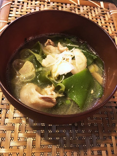 豚肉とメカブの味噌汁-レシピのメイン写真