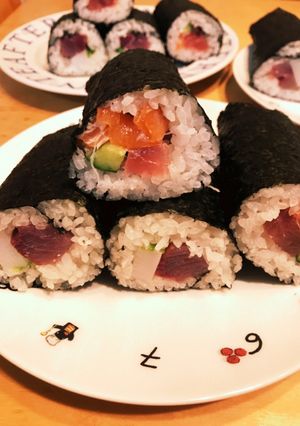 海鮮巻き(恵方巻き、R4節分)-レシピのメイン写真