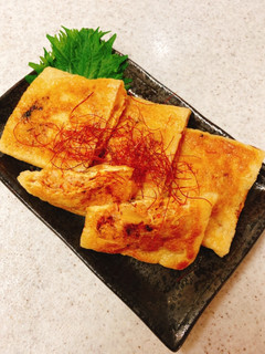 超簡単♪豚キムチの油揚げ焼き-レシピのメイン写真