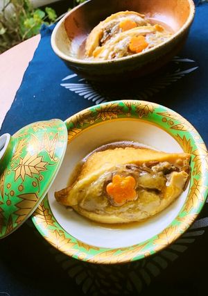 きのこのペースト詰め厚揚げ【創作レシピ】-レシピのメイン写真