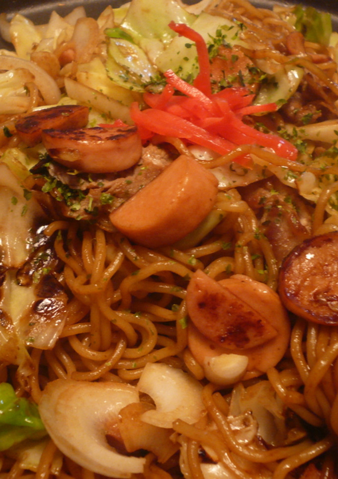 おさかなソーセージ焼きそば-レシピのメイン写真