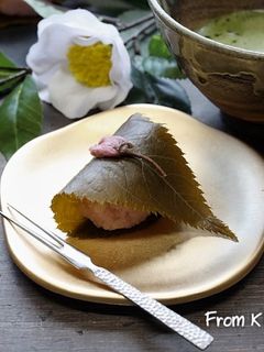 レンチンde簡単♬関西風さくら餅♡-レシピのメイン写真
