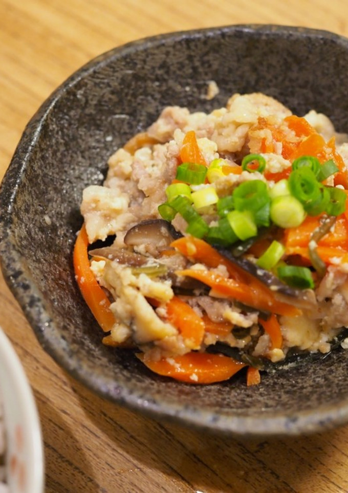 豚バラと残り野菜の炒り豆腐-レシピのメイン写真