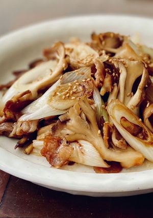 ＊舞茸と長葱と豚肉のぽん酢炒め＊-レシピのメイン写真