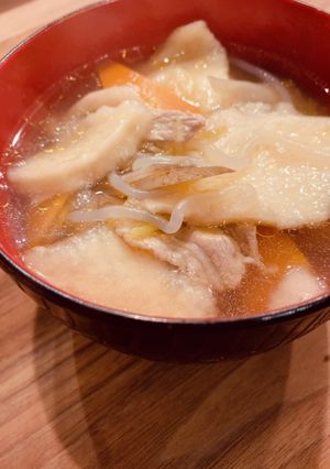 青森郷土料理！せんべい汁♪-レシピのメイン写真