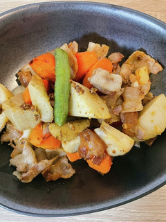 豚バラ野菜の粒マスタード煮-レシピのメイン写真
