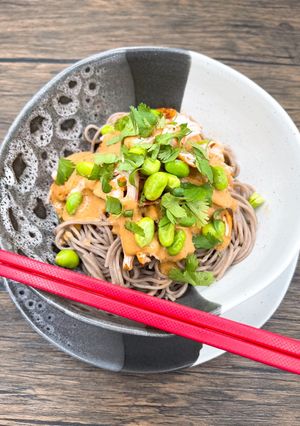 簡単☆ピリ辛ピーナツ蕎麦-レシピのメイン写真
