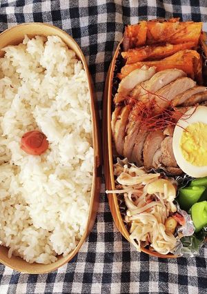 弁当★レンジ簡単★エノキ梅カリカリナッツ-レシピのメイン写真