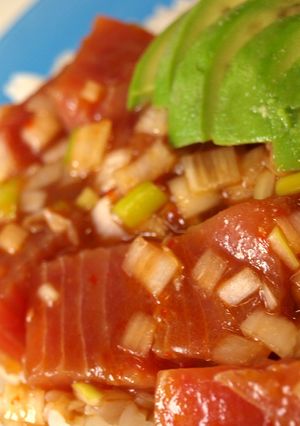 カフェご飯～まぐろとアボカドのポキ丼～-レシピのメイン写真