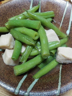 高野豆腐といんげん(冷凍可)-レシピのメイン写真