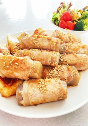 ダイエットレシピ　こんにゃくの肉巻-レシピのメイン写真