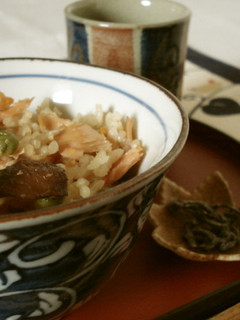 スモークサーモンの炊き込みご飯-レシピのメイン写真