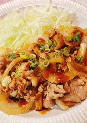簡単！豚の生姜焼きともやし炒め♪-レシピのメイン写真