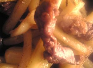 牛薄切り肉とじゃがいものバター醤油炒め-レシピのメイン写真